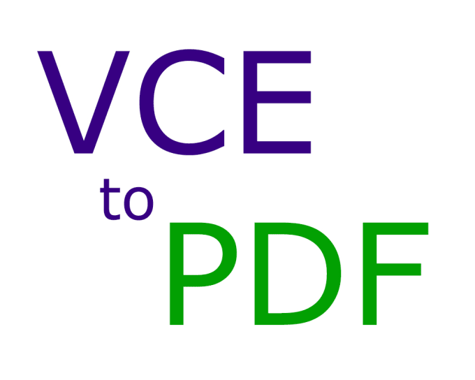 convert .vce to pdf
