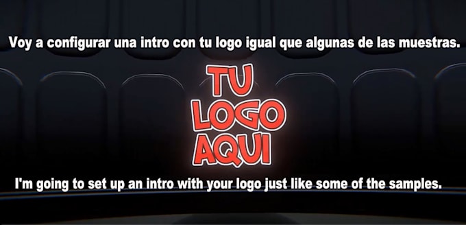 configure an intro as the sample with your logo