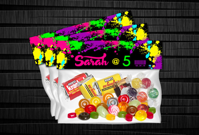 design the cutest treat bag toppers