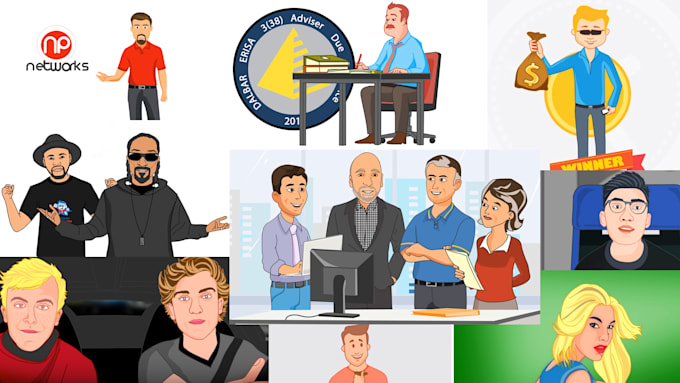do animated 2d explainer video cartoon