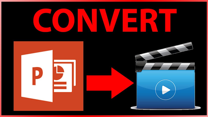 convert your powerpoint into video and add your voice over