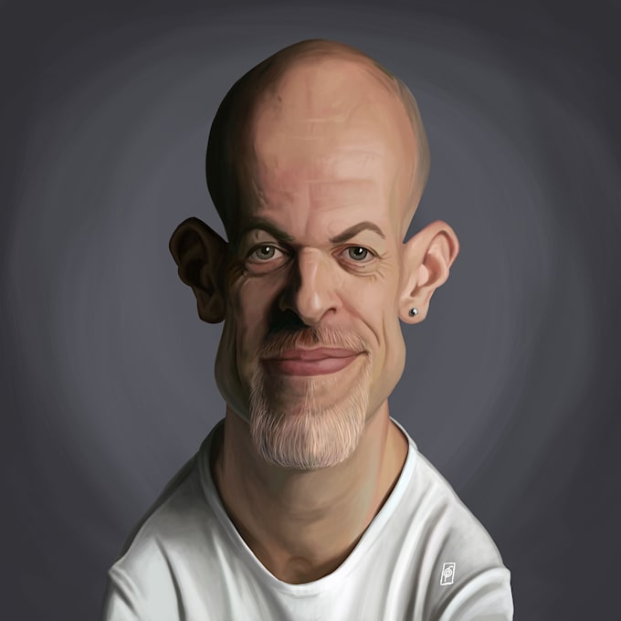 do a high quality caricature from photo