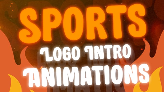 create custom sports logo intro animations
