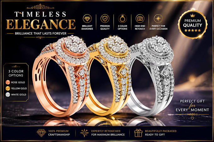 do jewelry photo editing retouching professionally