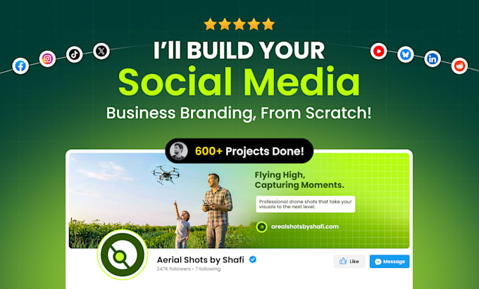 setup social media business accounts