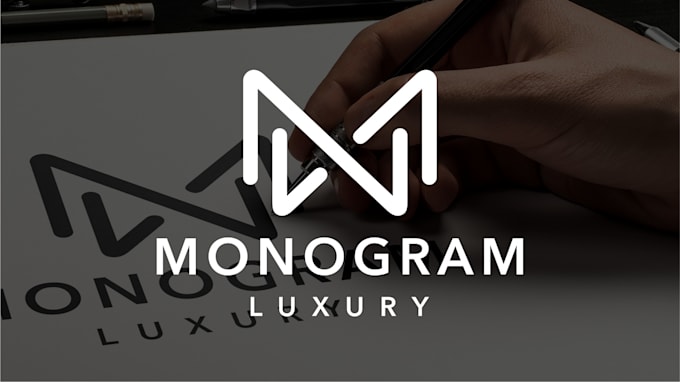 design awesome monogram logo with initials letter