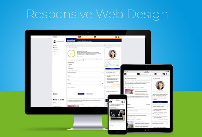 design and develop a professional responsive wordpress website