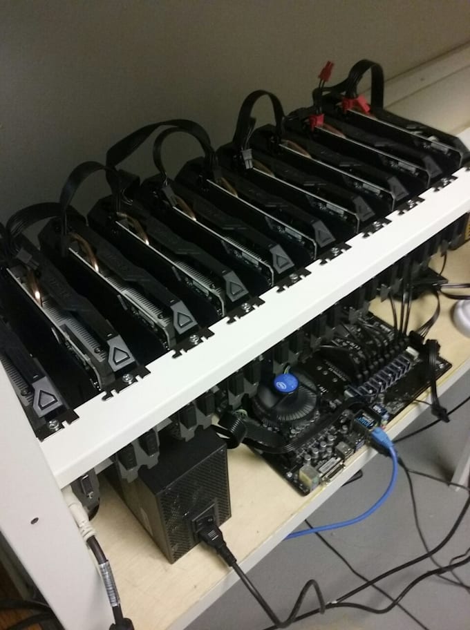 how to build a cryptocurrency mining rig