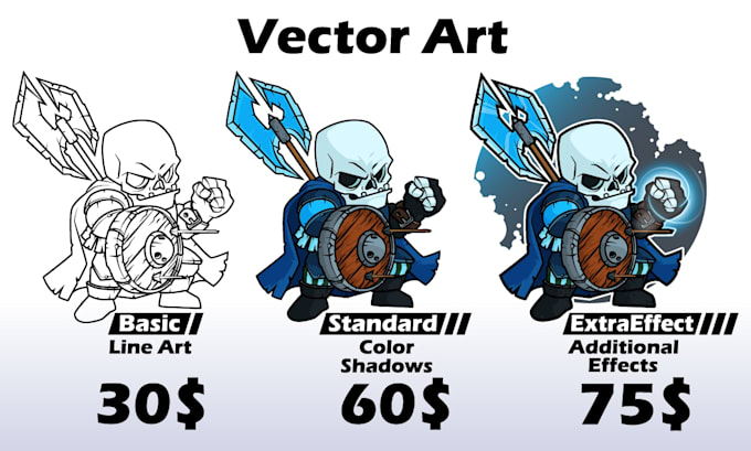 design a vector character, mascot, illustration for commercial use