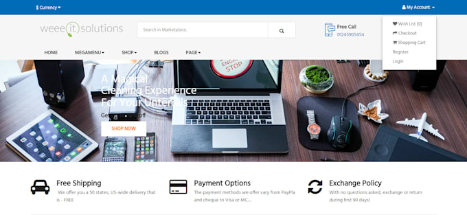 develop professional opencart website opencart store