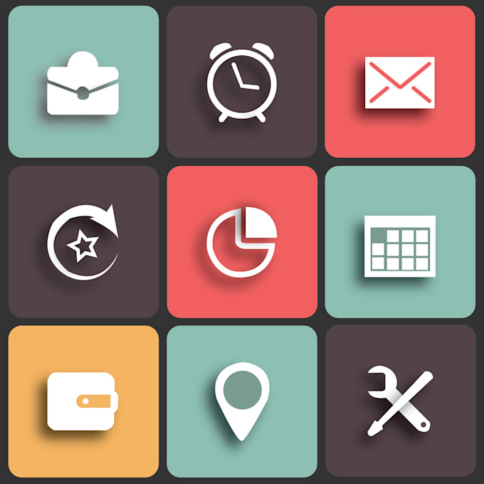 Create amazing flat and app icon for you by Aamin01 | Fiverr
