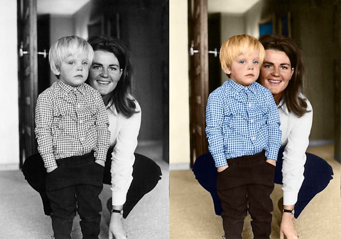 pro colour photo, colorize, restore colour, black and white