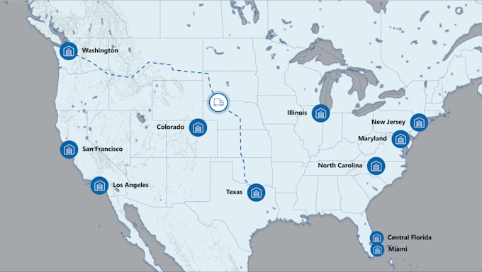 Create a map animation for your business by S11_services | Fiverr