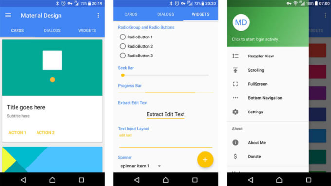 Create Great Layout Design With Animation In Android Studio By