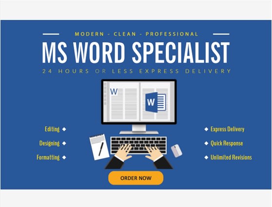 do all ms word and excel processing work for you
