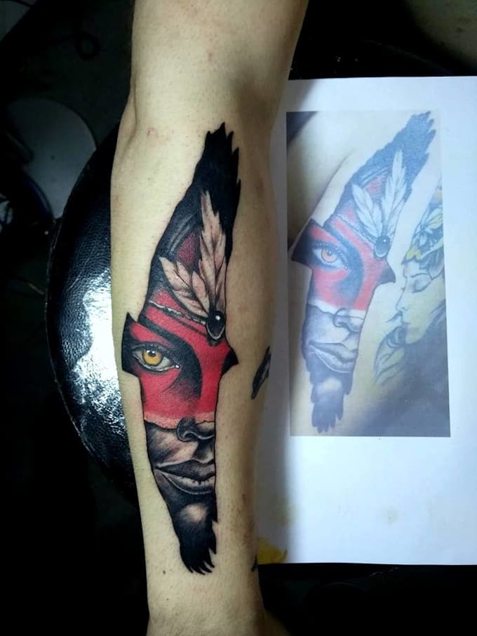 Create authentic, one of a kind tattoo design by Fiverr