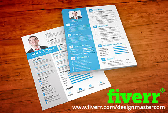 Do A Professional And An Attractive Cv Design And Layout By