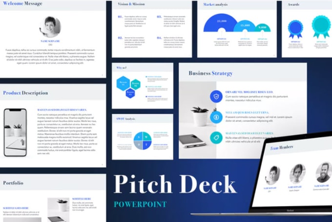 Design Powerpoint Presentation Business Pitch Deck Elevator