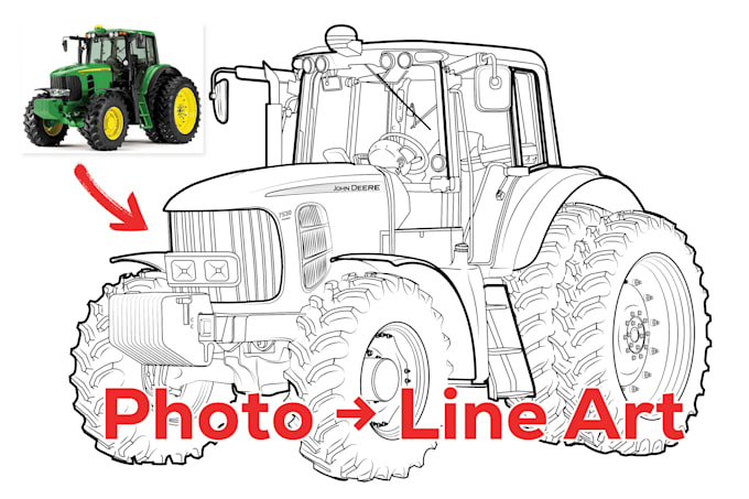 draw clean vector line drawings for products and instruction manuals