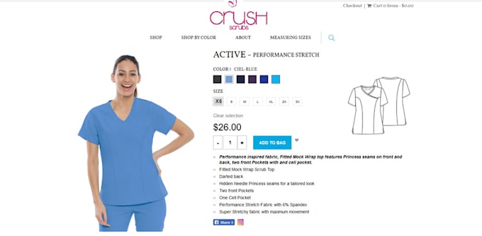 develop fully customized responsive online store