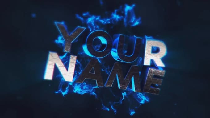 do intro for your youtube or twitch channel in high quality