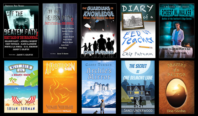 create a simple cover for your e, print, or audio book