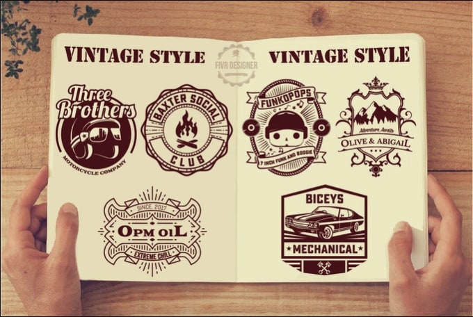 Design a retro vintage logo by Vintage_valley | Fiverr