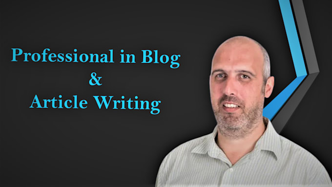 write a professional blog or article
