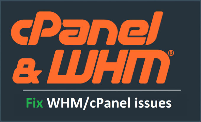 fix any cpanel, whm, wordpress and linux server issues