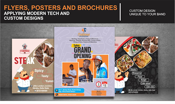 do an attractive and catchy flyer for you