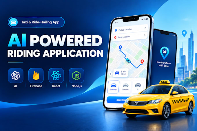 build an ai powered taxi and ride hailing mobile app