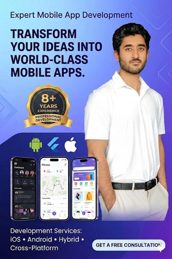 build high performance mobile apps using flutter ios android