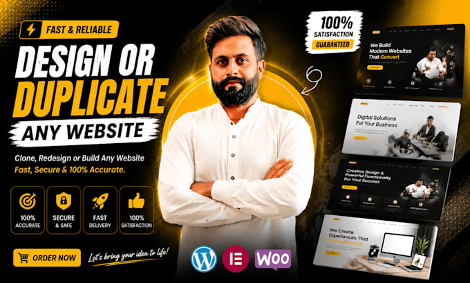 develop, design, or clone a responsive wordpress website