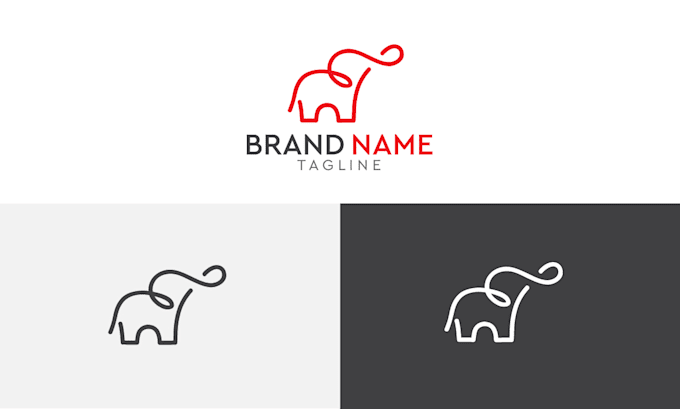 create line art logo for your brand