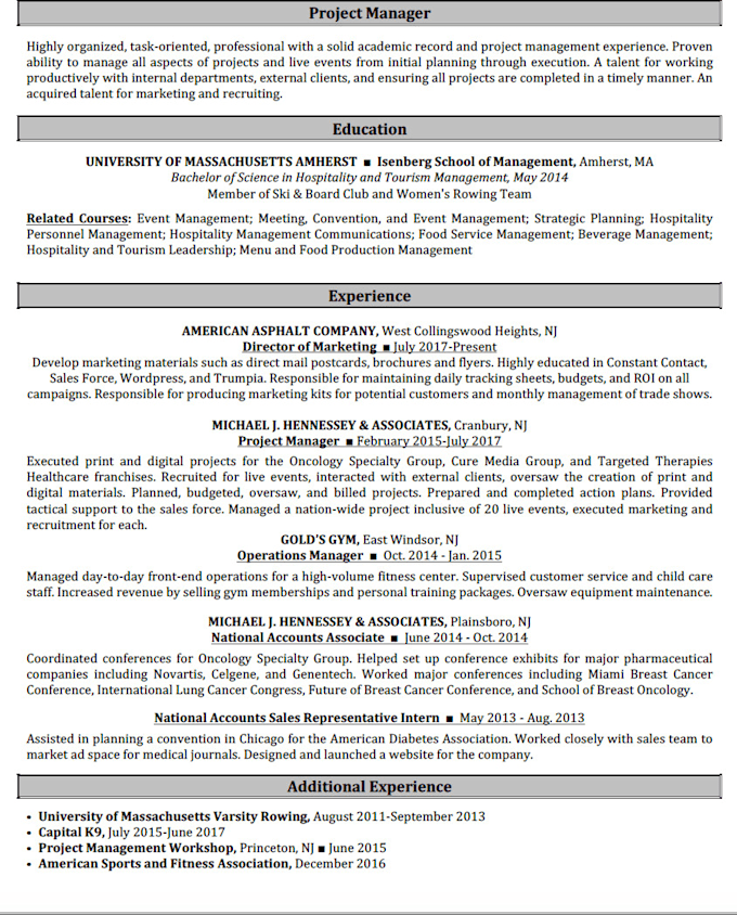 Write Your Resume Or Cv By Jdouglass4