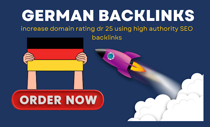 create 25 german high da backlinks