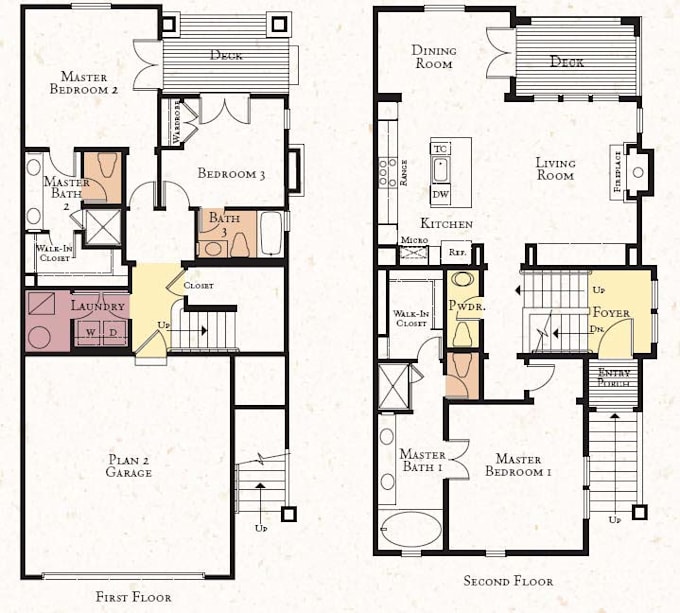 Do 2d Floor Plans Elevations And Housing Design By Manuelmiranda91