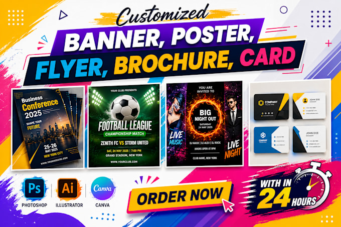 design amazing flyer with in 24 hours