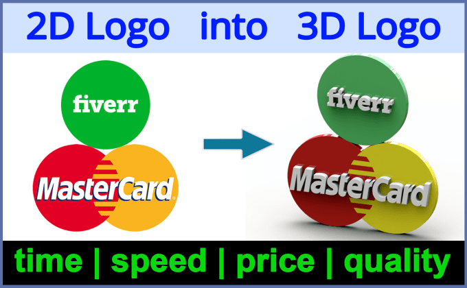 Convert your logo into 3d by Cadmux | Fiverr