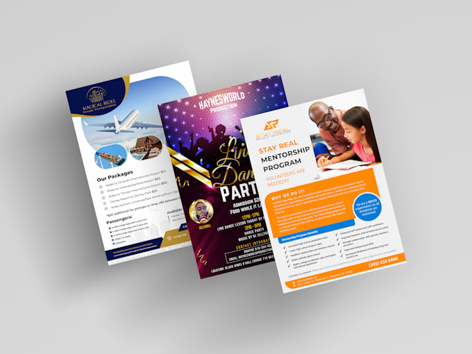 design an attractive flyer, brochure, pamphlet
