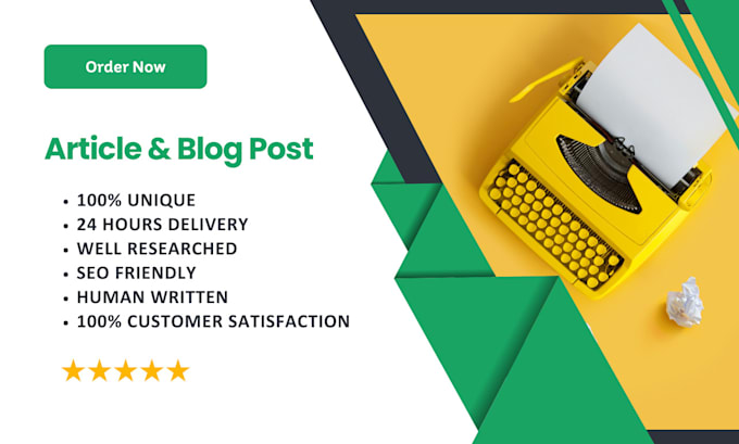 write high quality articles and blog posts