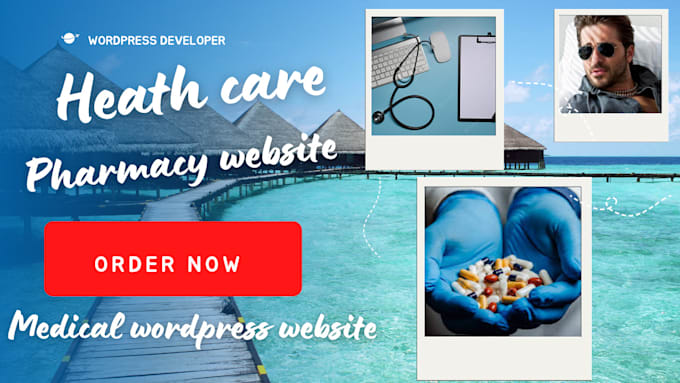 design modern medical, pharmacy, and doctor wordpress websites