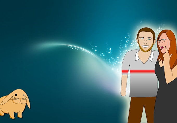 draw a unique desktop BACKGROUND based on your picture