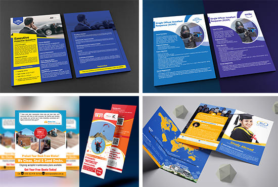 design flyers, posters and brochures for your business