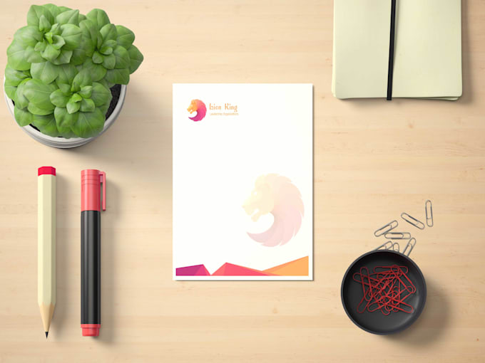 design unique business card and letterhead