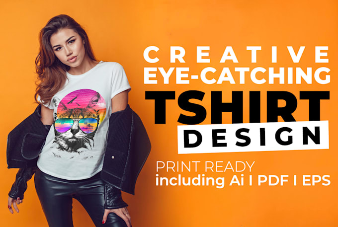 Design a creative, eye catching tshirt for you by Wondrlab | Fiverr