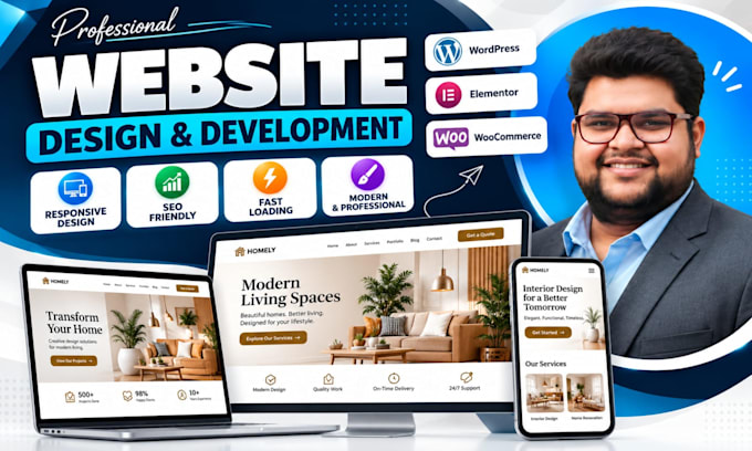 build wordpress website design, redesign, develop, update, clone or customize