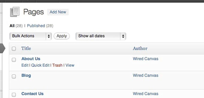 add content to your website