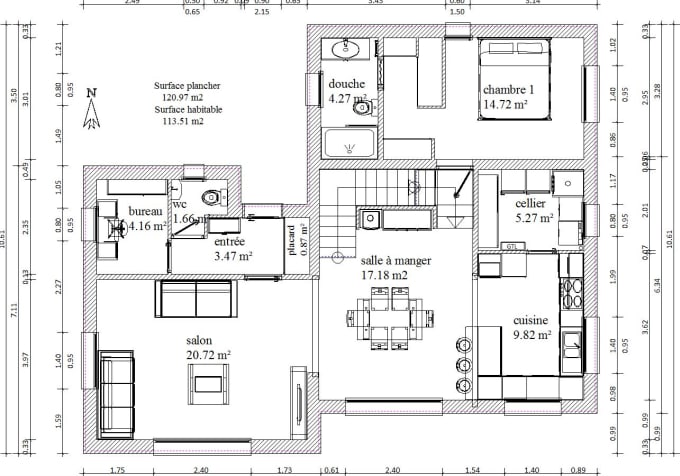 Draw floor plan in archicad by Smixou