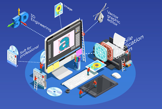 create professional website banner design and website header